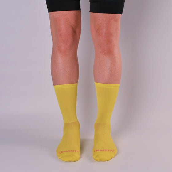 DON’T KILL MY VIBE Socks - Banana Yellow