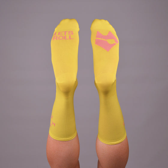 LET’S ROLL Socks - Banana Yellow