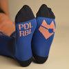 PDL RBL KREW Socks - Cobalt Rosa