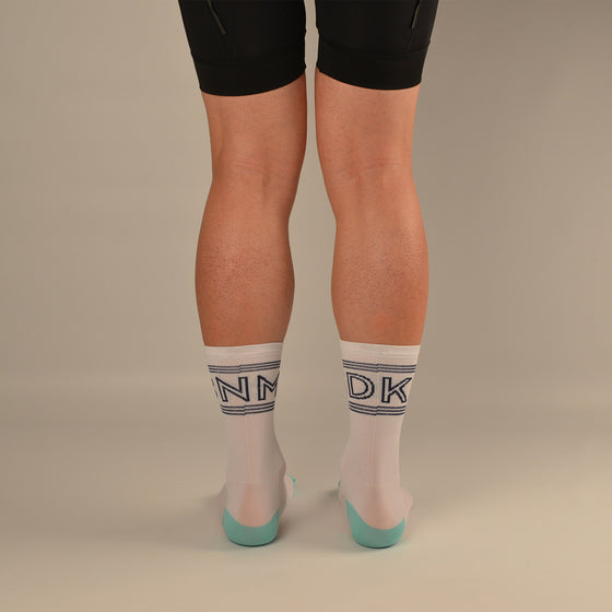 PDL RBL KREW Socks - White Navy
