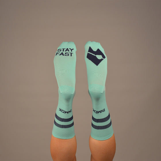 GO FAST STRIPES Socks - Neo Mint